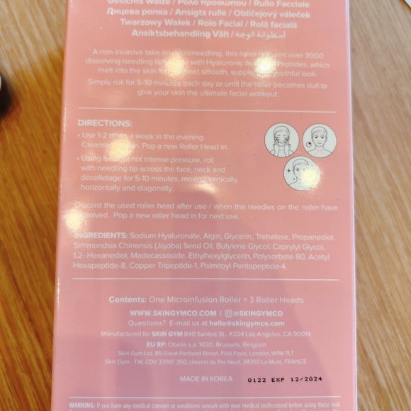 Skin Gym Microfusion Dissolving Hyaluronic Roller - Picture 6 of 7